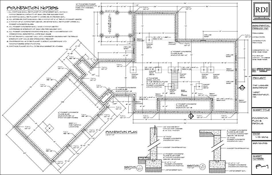 Engineered Foundation Plan Colorado Engineering Services